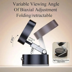 ستاند هاتف متعدد الاستخدامات قابل للتركيب و الفك , مغناطيس معدني تثبيت قوي دوران 360 درجة