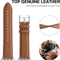 high quality leather strap for apple 42/44/45/49 mm