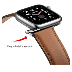 high quality leather strap for apple 42/44/45/49 mm
