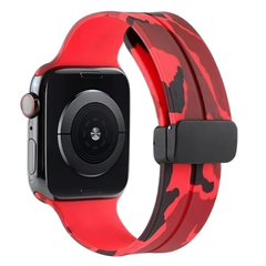 army silicone strap for apple 42/44/45/49 mm