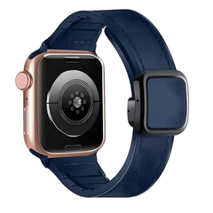 Leather Magnetic Clasp Strap for apple 42/44/45/49 mm