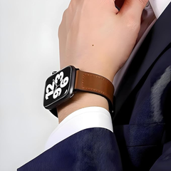 Leather Magnetic Clasp Strap for apple 42/44/45/49 mm