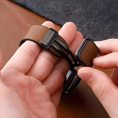 Leather Magnetic Clasp Strap for apple 42/44/45/49 mm