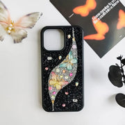 Best quality fashion glitter diamond beauty women case