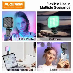 Plokama U80 pro LED RGB mobile phone light