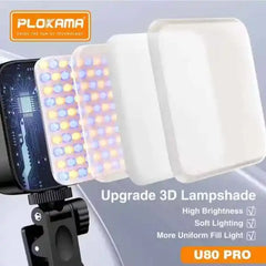 Plokama U80 pro LED RGB mobile phone light